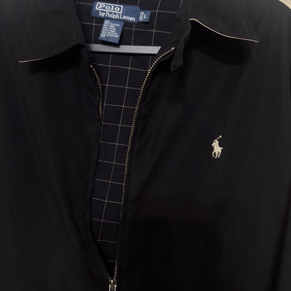 Ralph Lauren Black Zip-Up Jacket vintage 1990’s - Picture 2 of 5